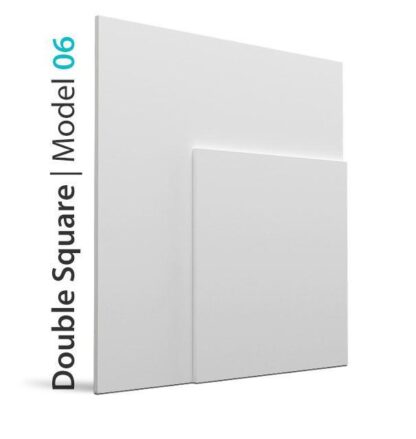 Double Square 3D Wall Panels